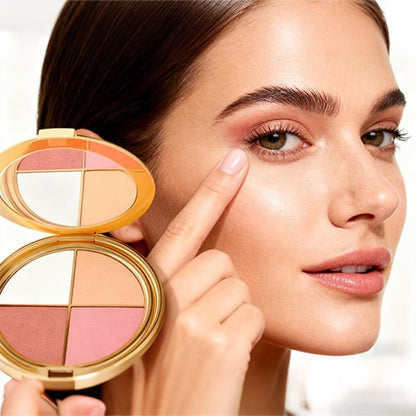 Roselia™ – La Palette Tout-en-Un : Éclat, Fards & Blush